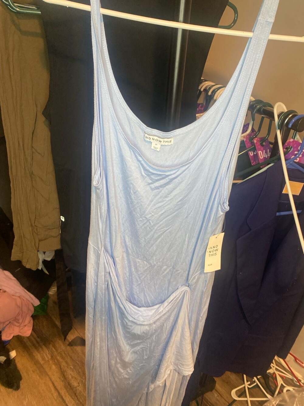 And Now This Blue Sleeveless Dress Size 2X